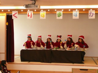 12月21日　クリスマス会　サンタが千里山キッズにやってきた～